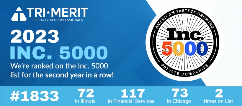 Tri-Merit Made The Inc 5000 List!