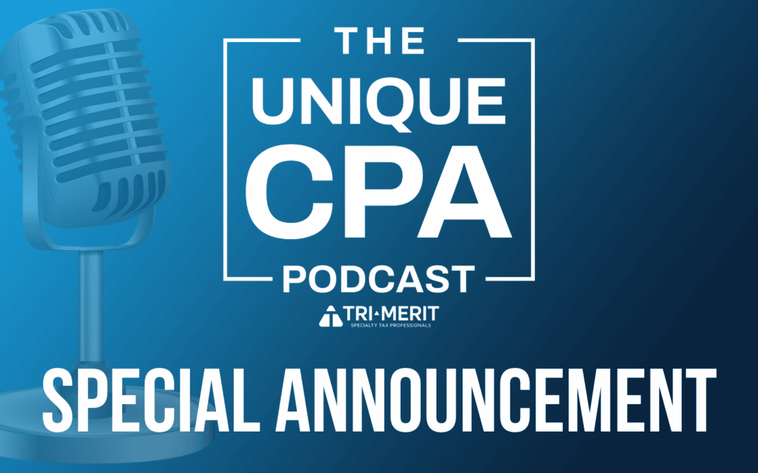The Unique CPA Special Announcement