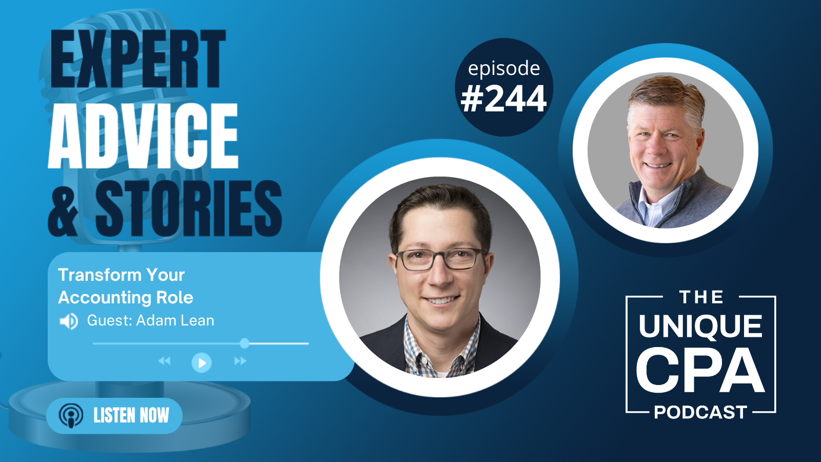 Unique Cpa Featured Image Ep 244 Adam Lean - Podcasts - Tri-Merit