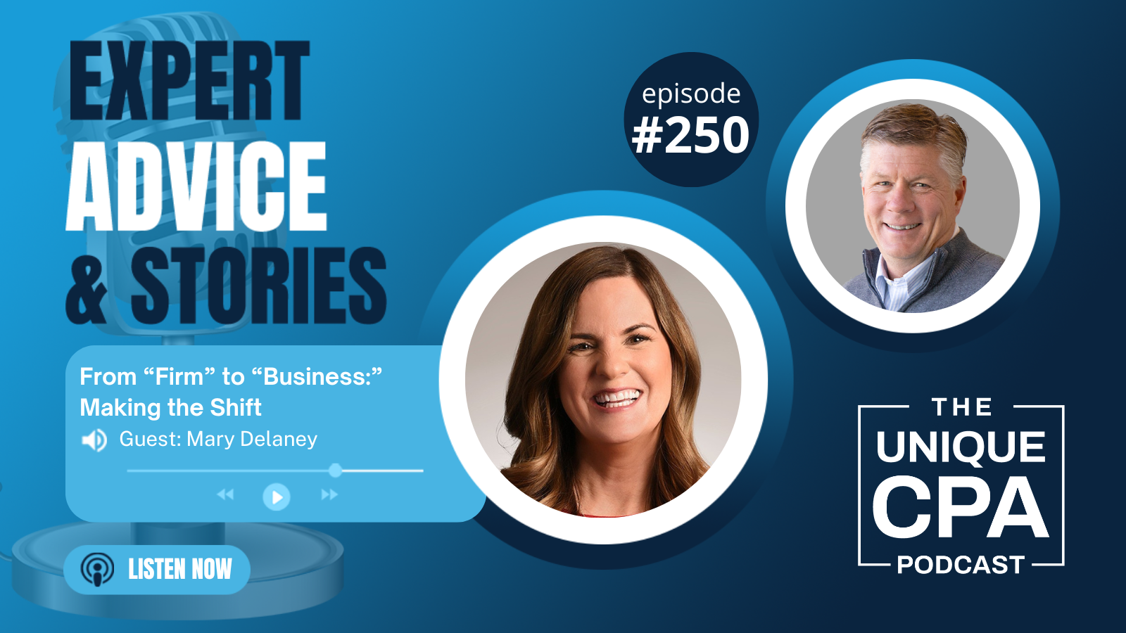 Unique Cpa Featured Image Ep 250 Mary Delaney - Podcasts - Tri-Merit