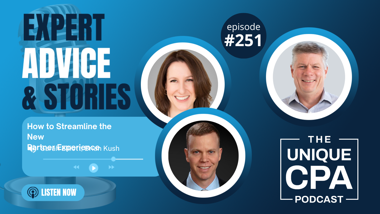 Unique Cpa Featured Image Ep 251 Sarah Elliott Brian Kush - Podcasts - Tri-Merit