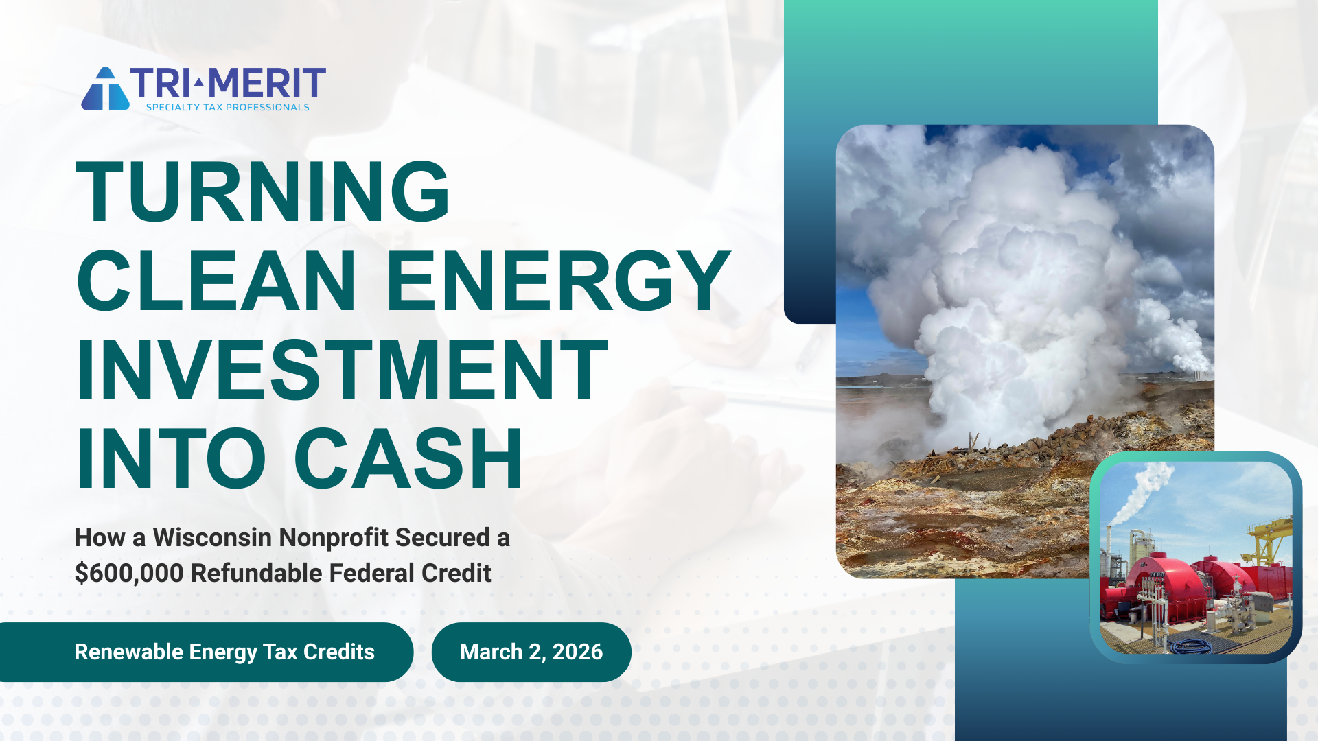R&D Tax Consulting 4 Clean Energy Investment 3.2.26 - R&Amp;D Tax Consulting - Tri-Merit
