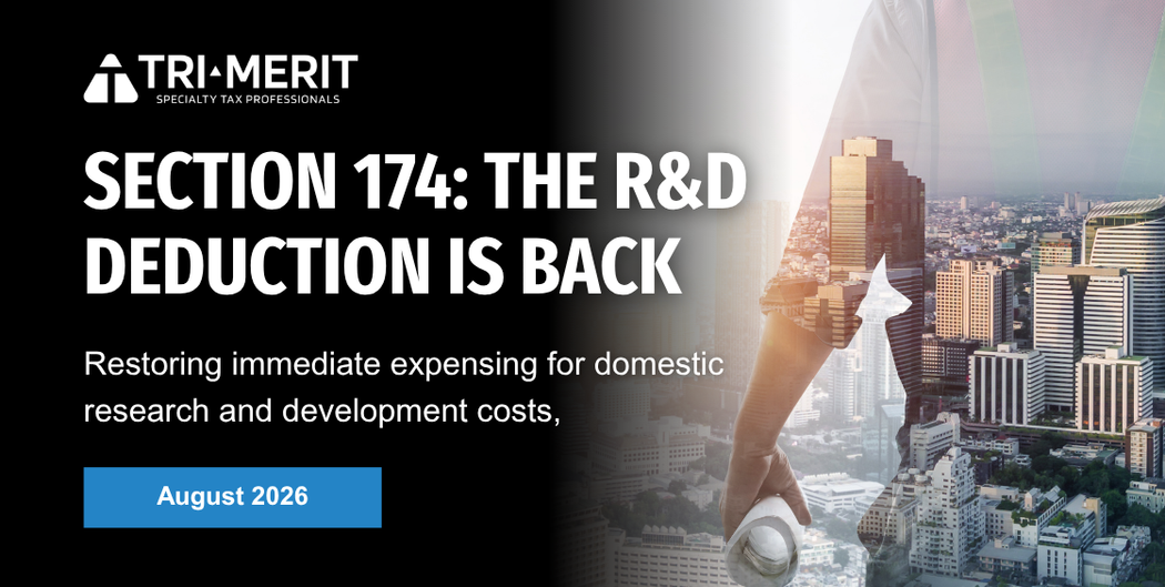 Rd Deduction 8.2026 - Latest Updates - Tri-Merit